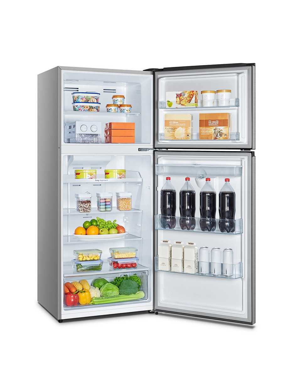 Refrigerador top mount Hisense 14 pies cúbicos inverter RT14N6CDX