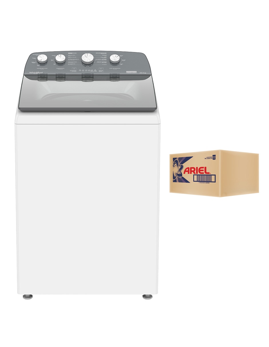Lavadora Whirlpool 22 kg manual carga superior C8MWTW2224WJM-J