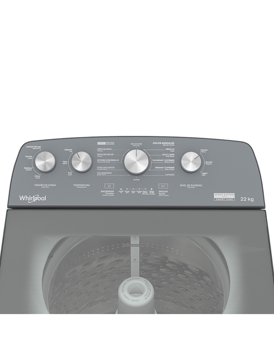 Lavadora Whirlpool 22 kg manual carga superior C8MWTW2224WJM-J