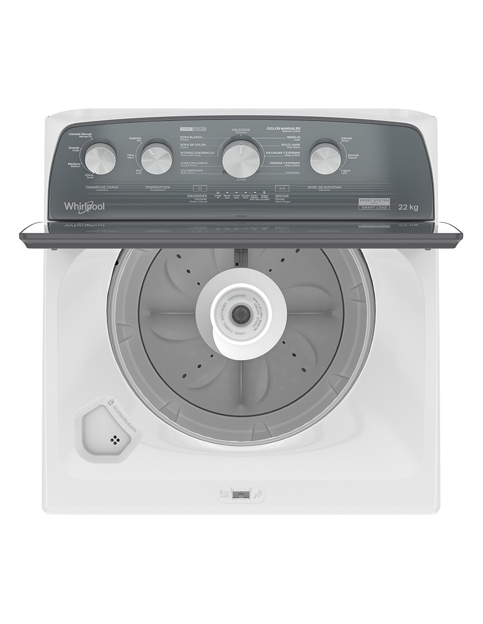 Lavadora Whirlpool 22 kg manual carga superior C8MWTW2224WJM-J