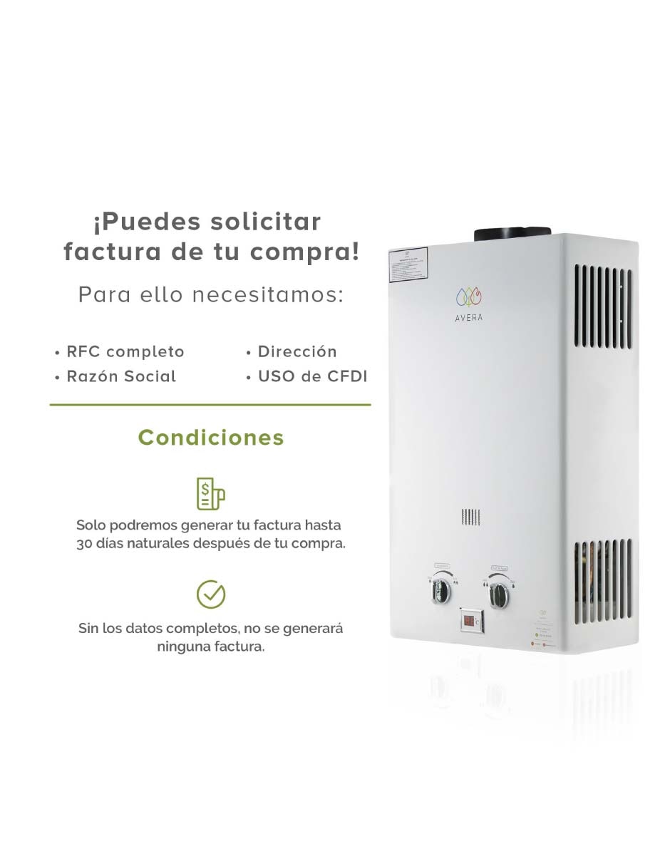 Calentador de paso c8lnat 8 litros gas natural 9