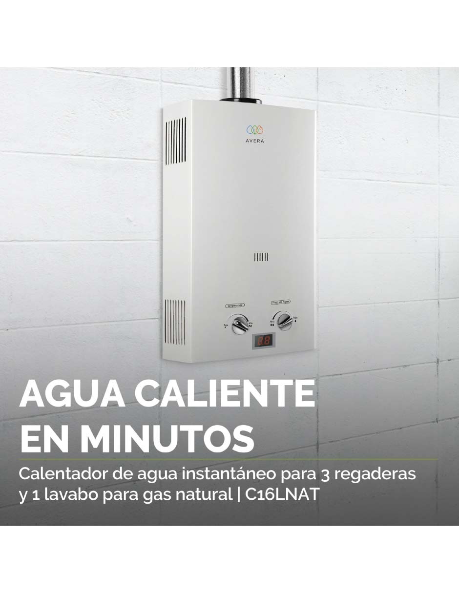 Calentador de paso c16l c gas natural 7