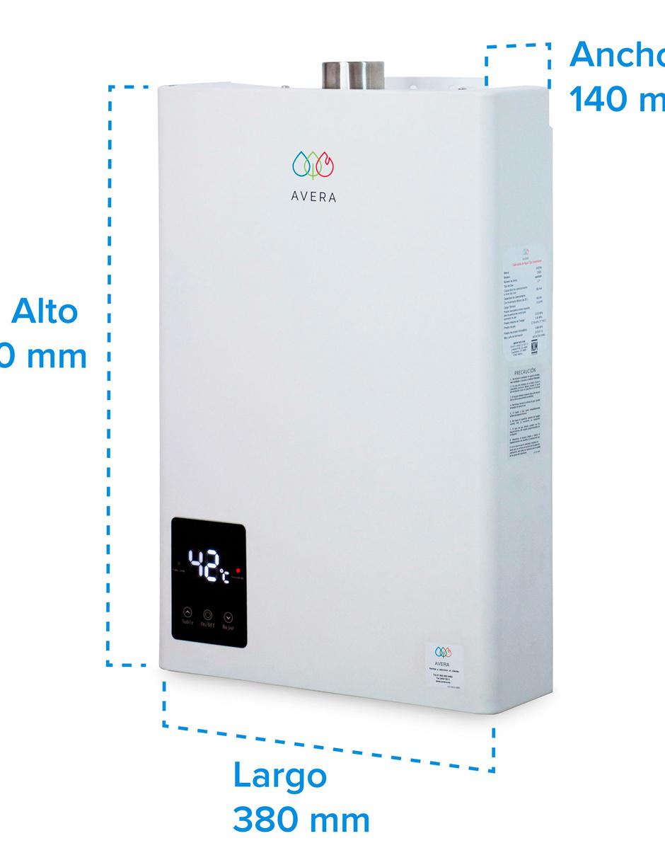 Calentador de paso CM14 Gas LP 2