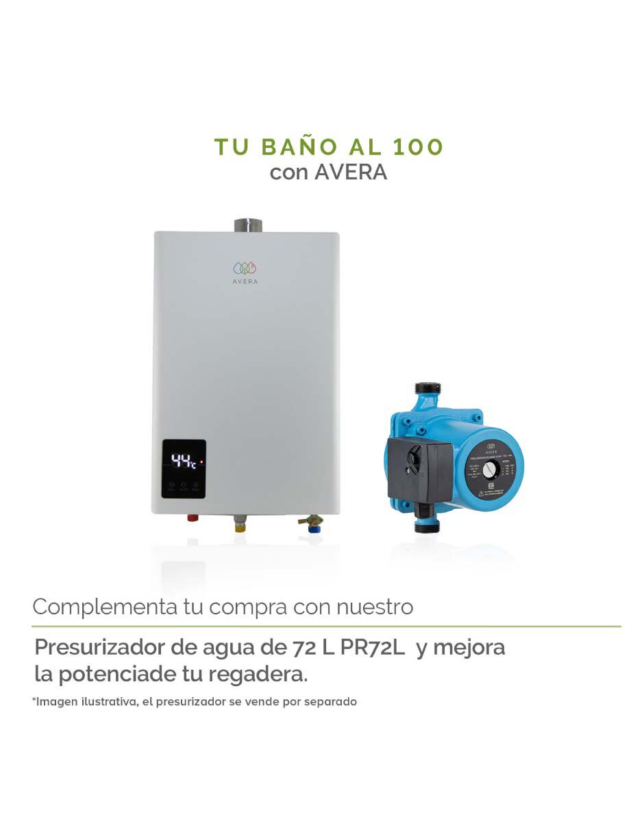 Calentador de paso Avera CM14NAT gas natural