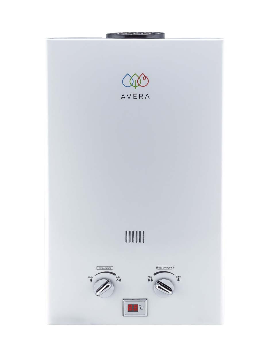 Calentador de paso Avera C6L 6 L Gas LP
