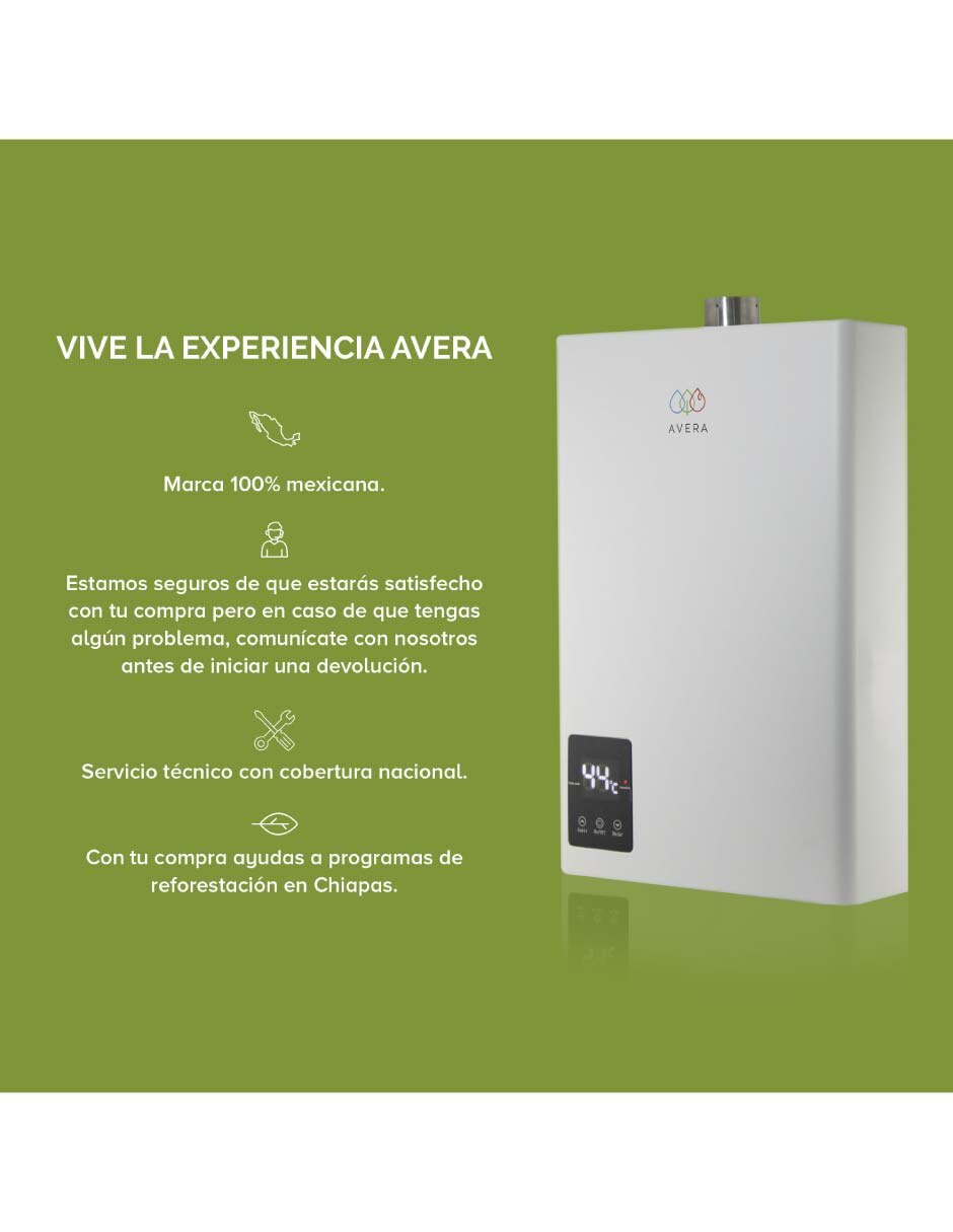 Calentador de paso CM24 Gas LP 4