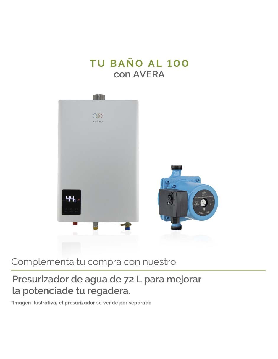 Calentador de paso CM24 Gas LP 8