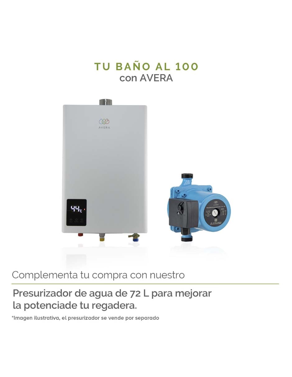 Calentador de paso CM24NAT gas natural