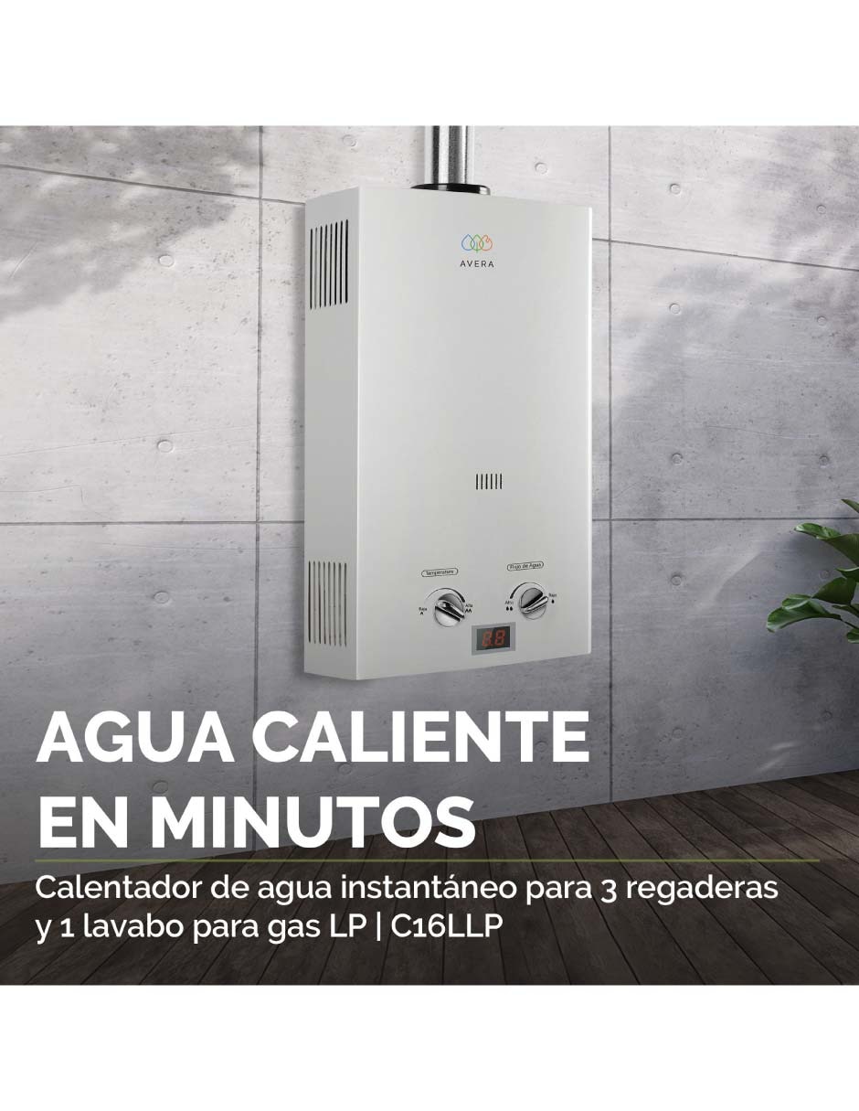 Calentador de paso c16l sin tamaño gas lp 7