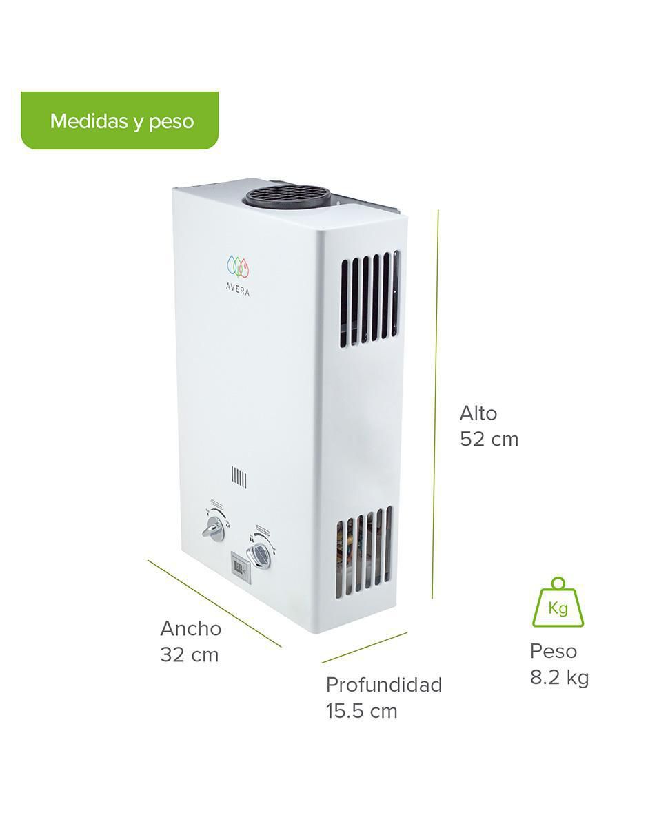 Calentador de paso Avera C12L 12 l Gas LP