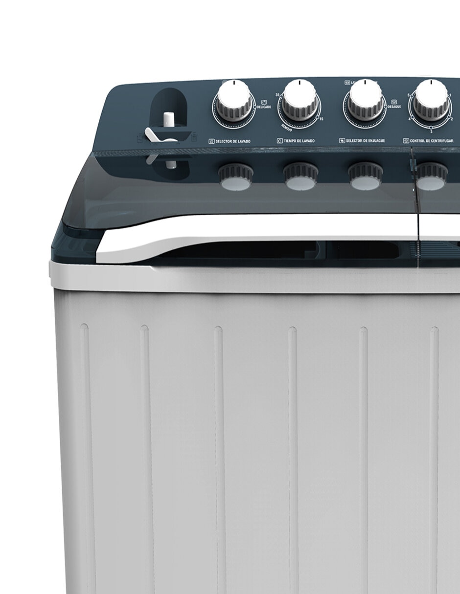 Lavadora doble tina 20 kg semiautomática carga superior WSA2001P 16