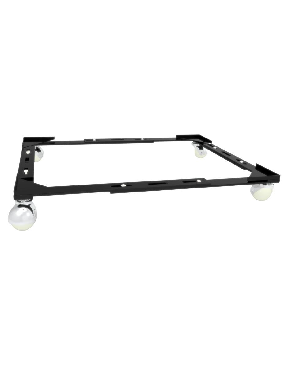 Base para electrodomésticos tipo escuadra con rodillos 1