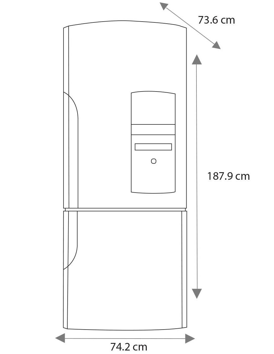 Refrigerador Bottom mount 19 pies RMB520IWMRP0 8