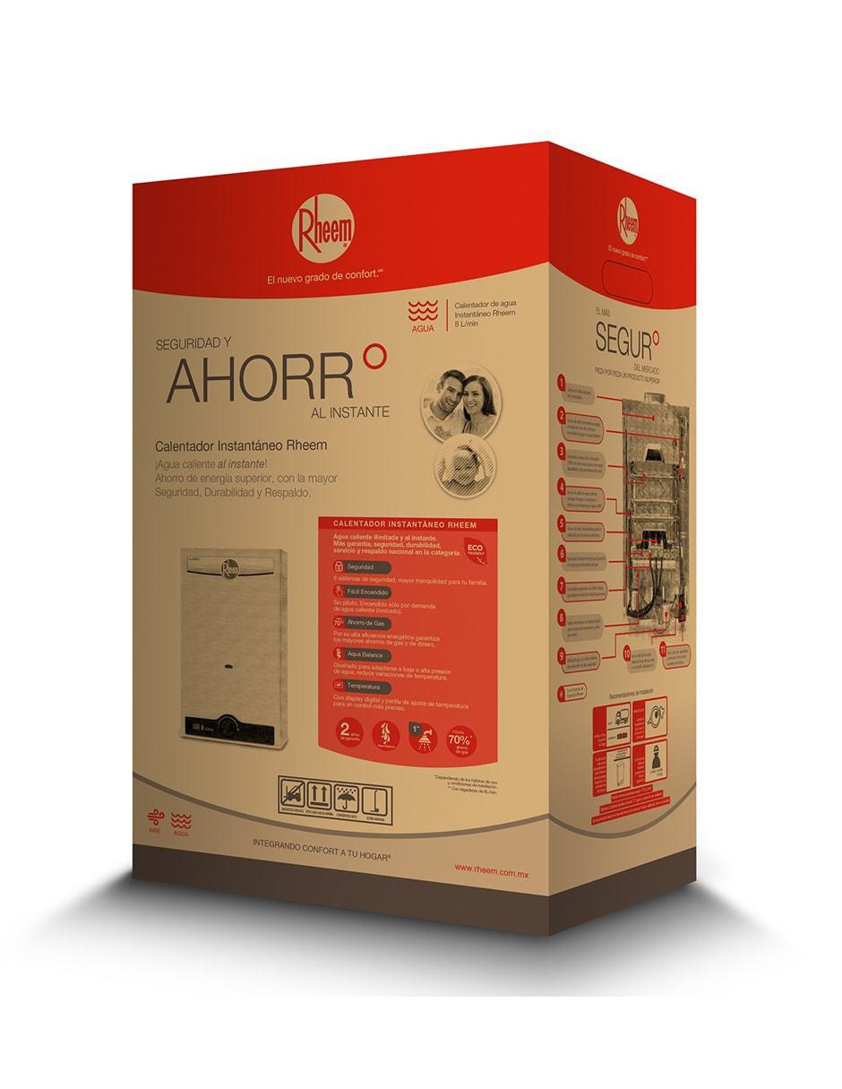 Calentador de depósito Rheem 600055838 8 L gas lp