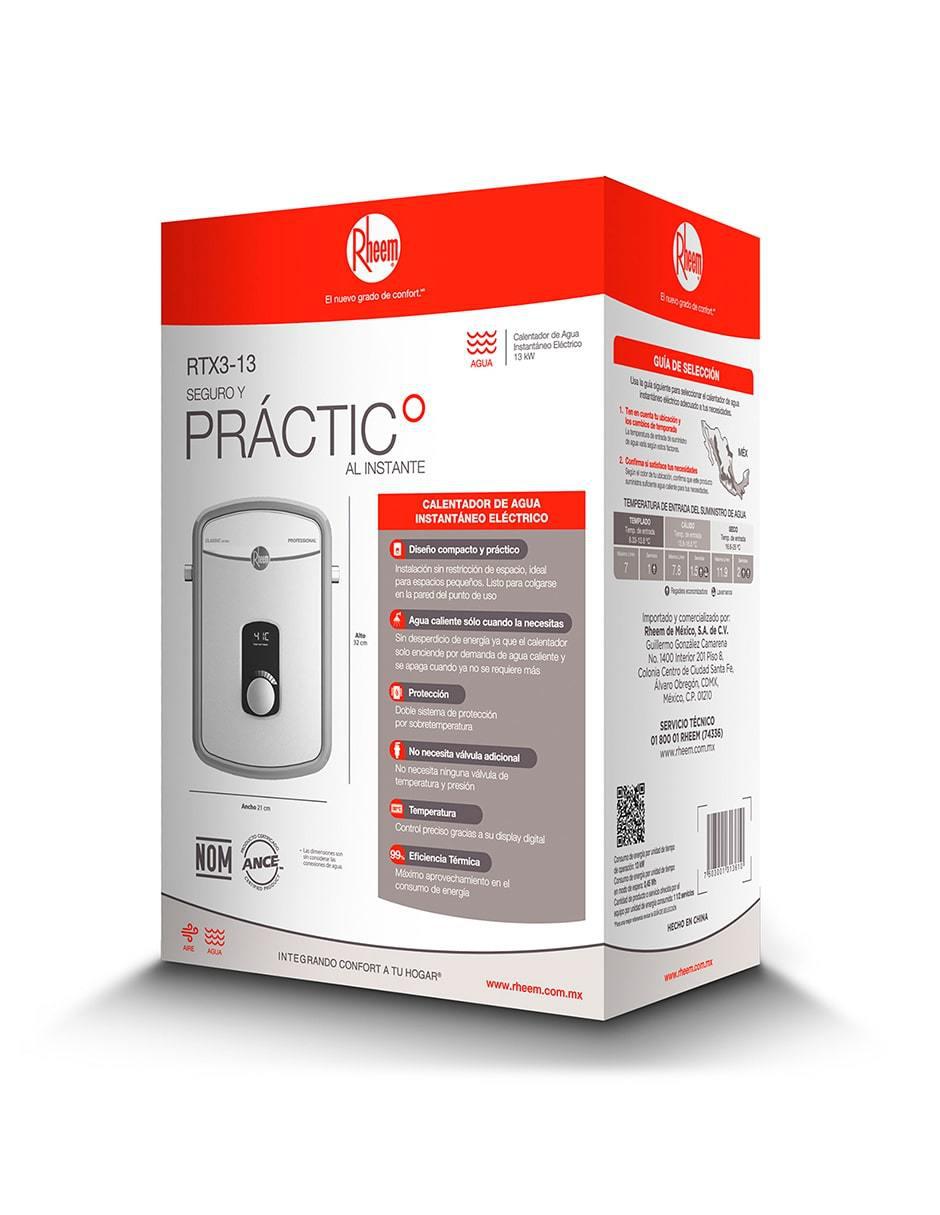 Calentador de depósito Rheem RTX3-13 eléctrico