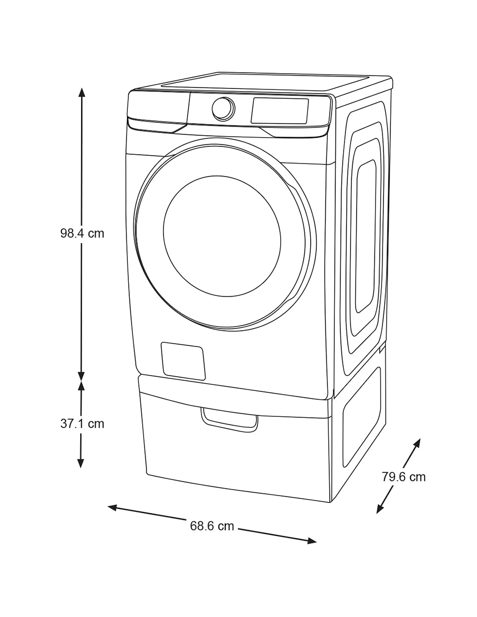 Lavadora 20 kg automática carga frontal WF20T6000AW/AX 15