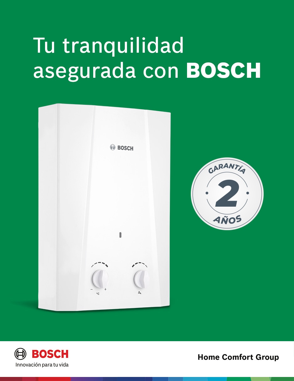 Calentador de paso Bosch ECO 6 LP 6 L gas lp