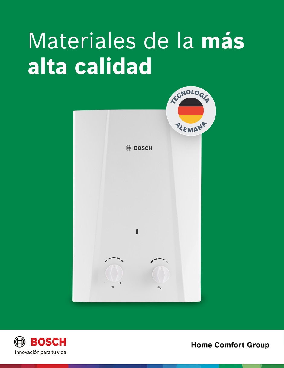 Calentador de paso Bosch ECO 6 NATURAL 6 L gas natural