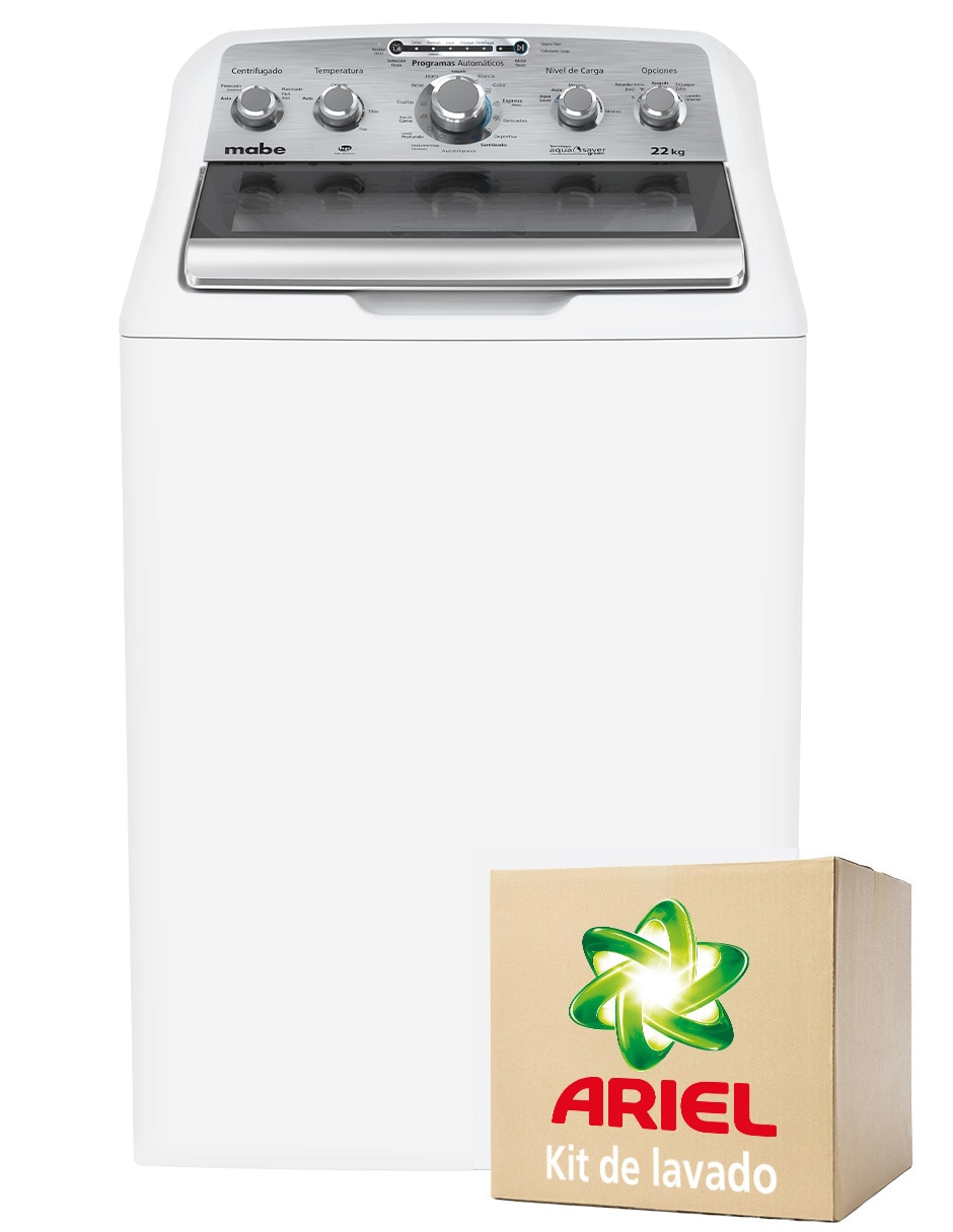 Lavadora Mabe 22 kg automática carga superior lma72215wbab0ja