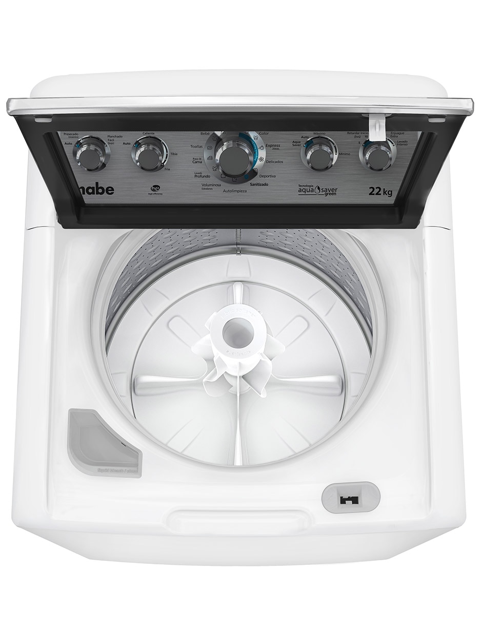 Lavadora Mabe 22 kg automática carga superior lma72215wbab0ja