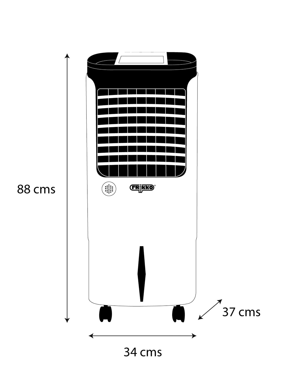 Enfriador evaporativo Frío F1400P-CR 6