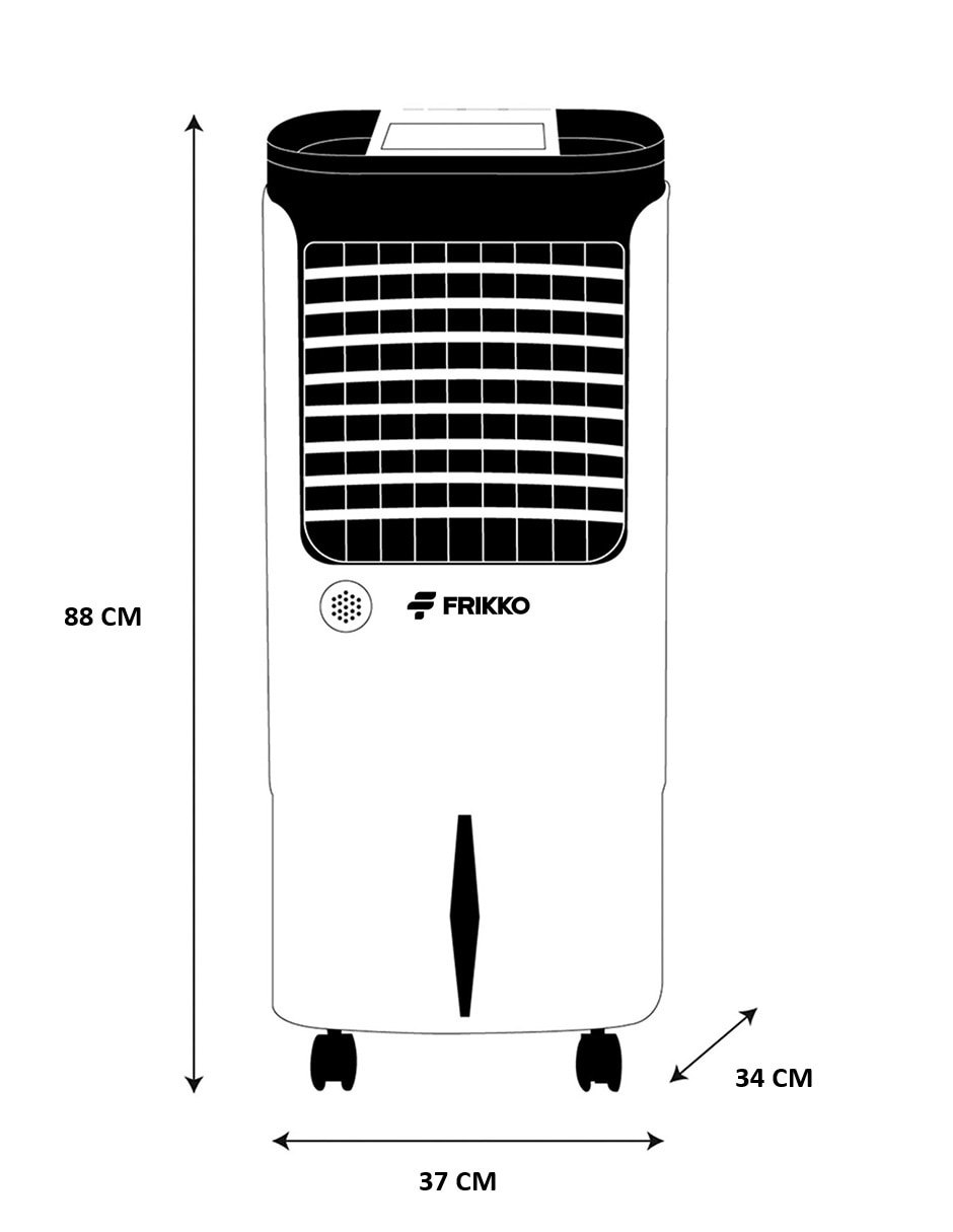 Aire acondicionado mini split inverter ENFRIADOR PORTATIL Frío 20 L F1400P-CR 6