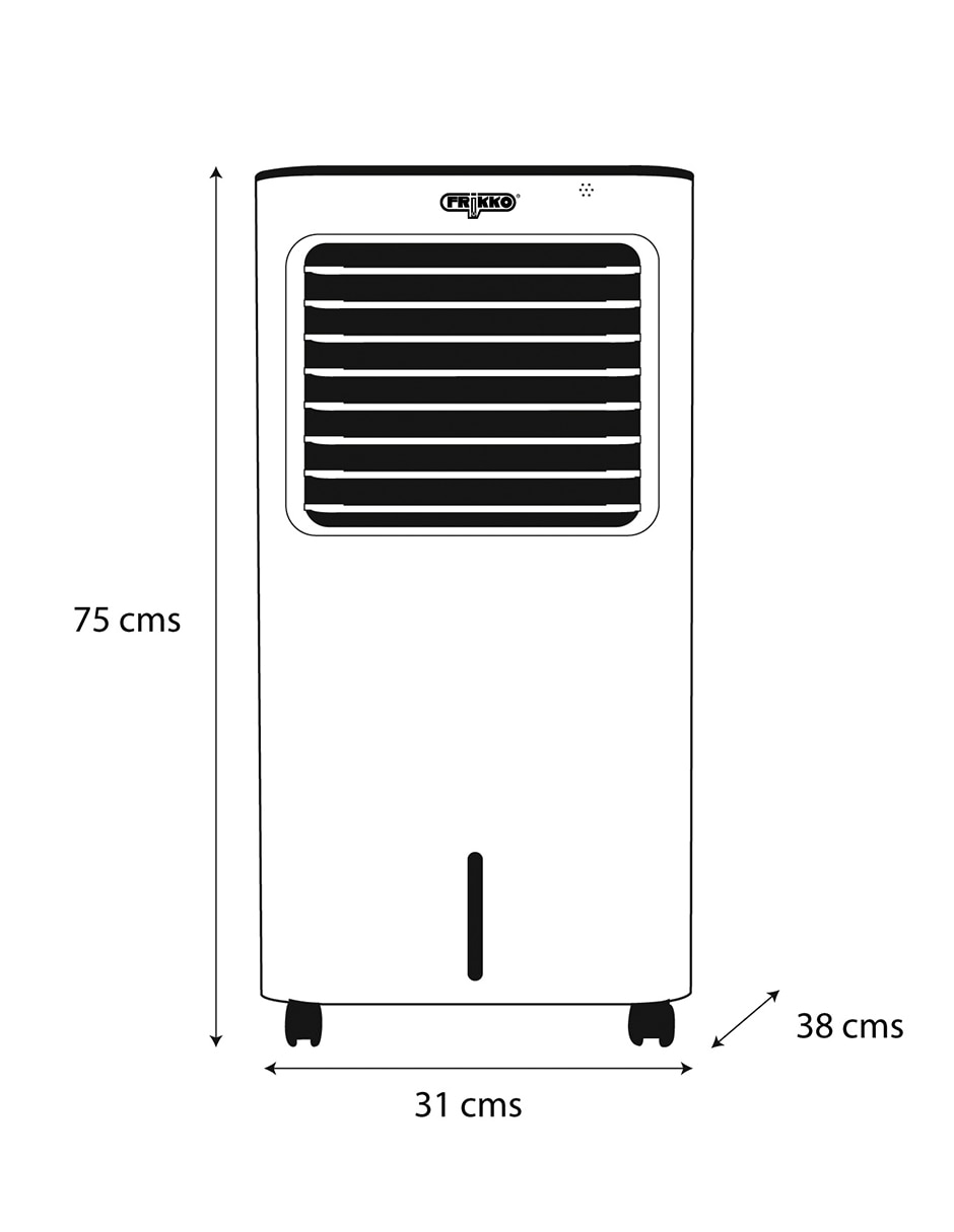 Enfriador evaporativo Frío F950P-CR 120 V 7