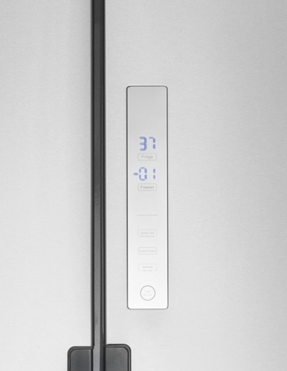 Refrigerador French door Haier 17 pies tecnología no frost HQM458BKNSS0