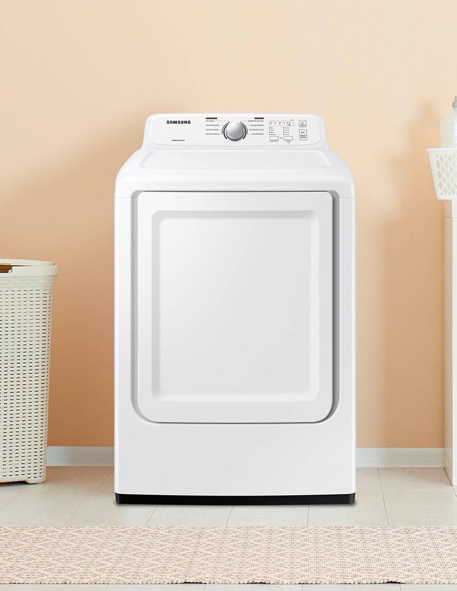 Secadora de gas Samsung de 24 kg con 8 ciclos DVG24A3000W/AX