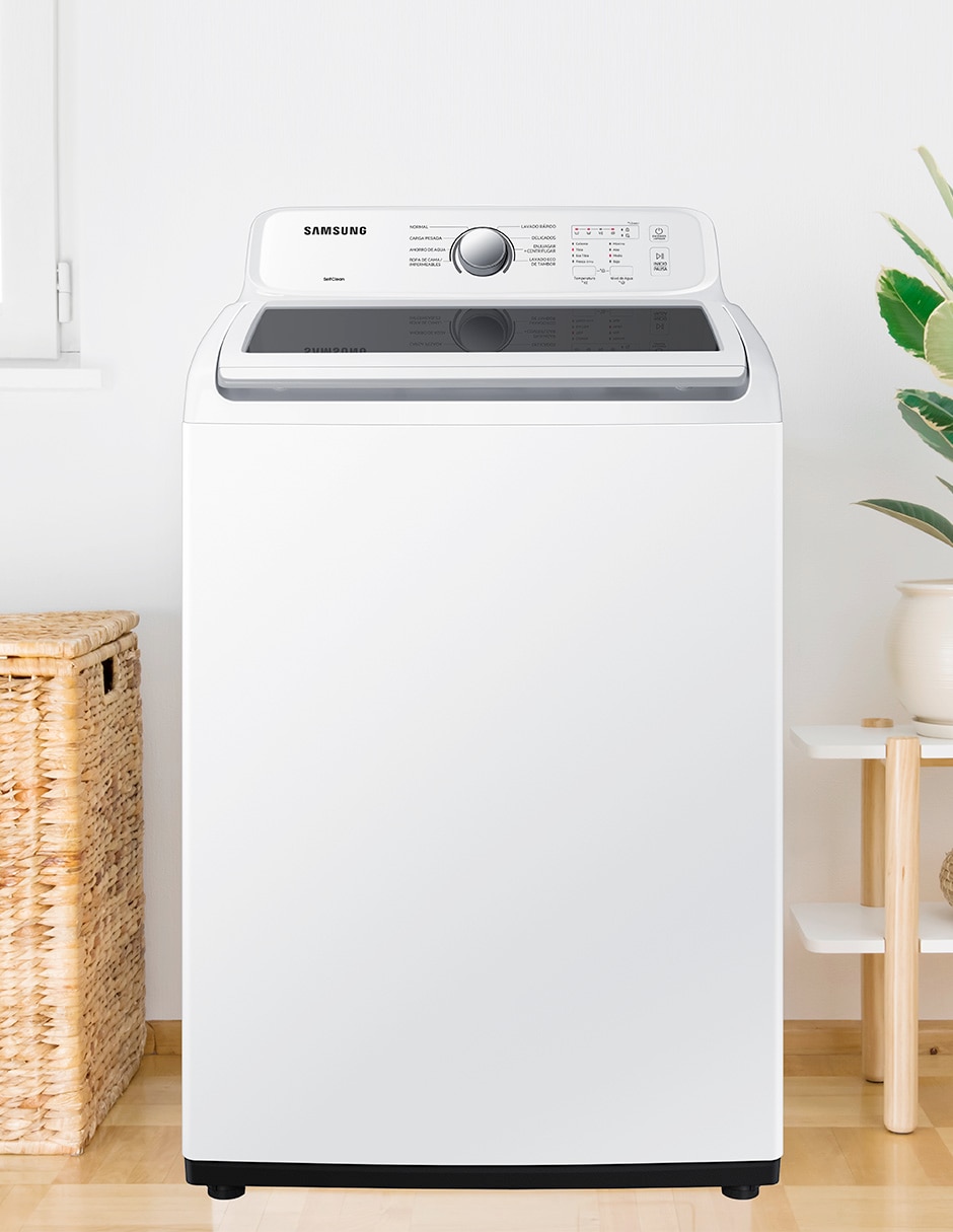 Lavadora Samsung 21 kg automática carga superior wa21a3341gw/ax