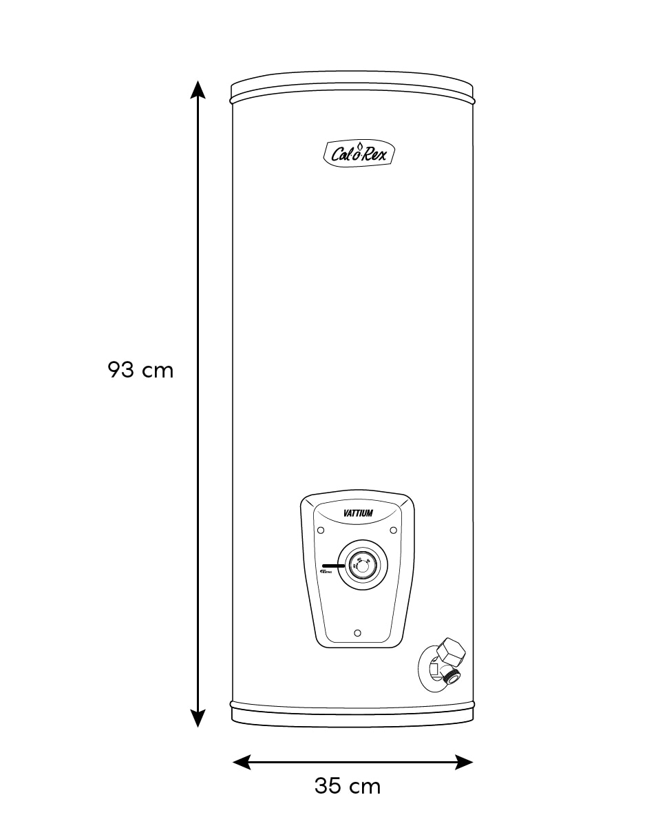Calentador de depósito Calorex VATTIUM E-15 220V 15 L eléctrico