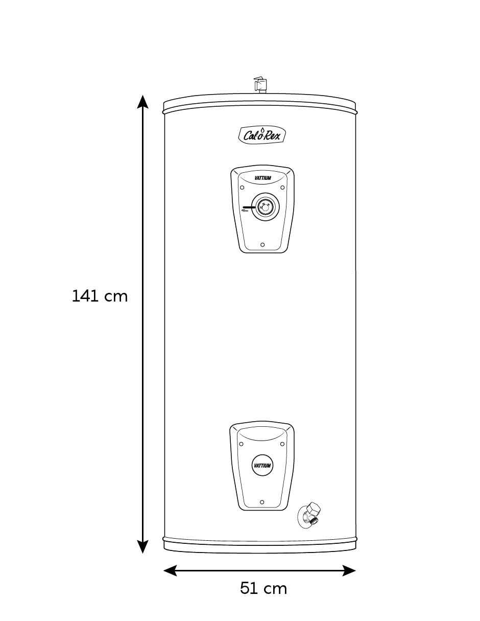 Calentador de depósito Calorex VATTIUM E-60 220V 60 L eléctrico