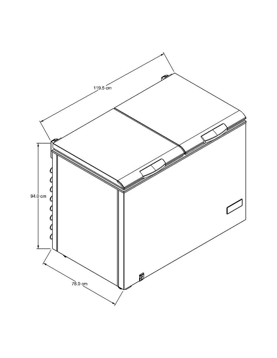 Congelador Whirlpool WHB53EBTWJ horizontal 19 pies cúbicos