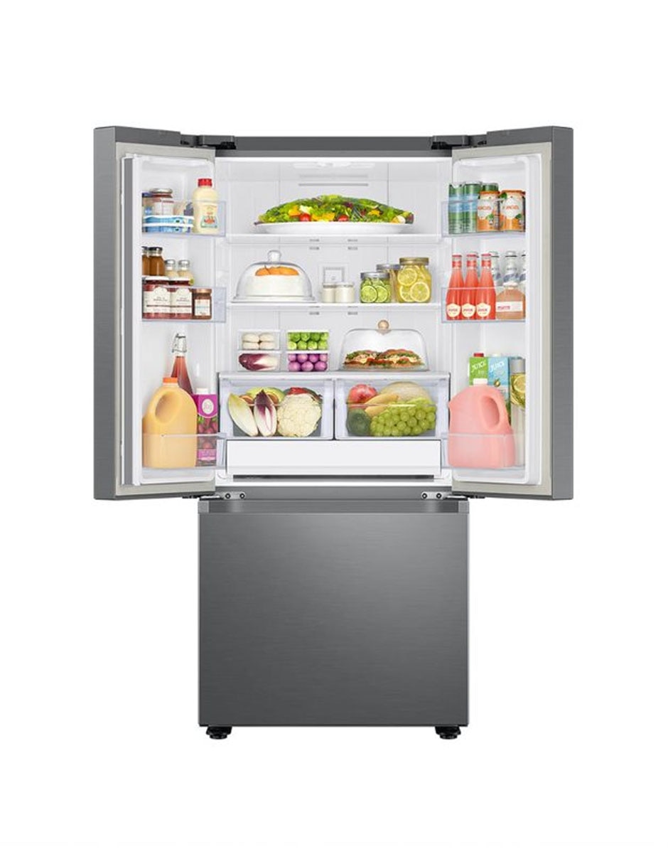 Refrigerador French door Samsung 22 pies cúbicos inverter y no frost y fábrica de hielo RF22A4110S9/EM