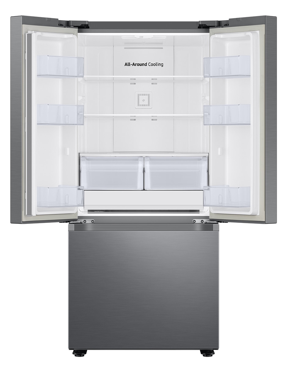 Refrigerador French door Samsung 22 pies cúbicos inverter y no frost y fábrica de hielo RF22A4110S9/EM