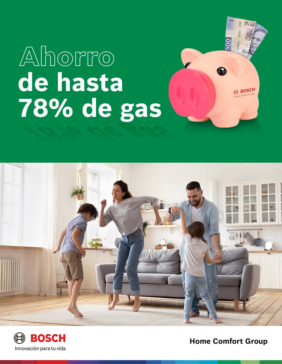 Calentador instantáneo Bosch SMART 7 L gas lp
