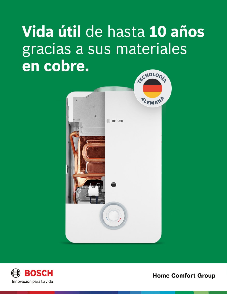 Calentador instantáneo Bosch SMART 7 L gas lp