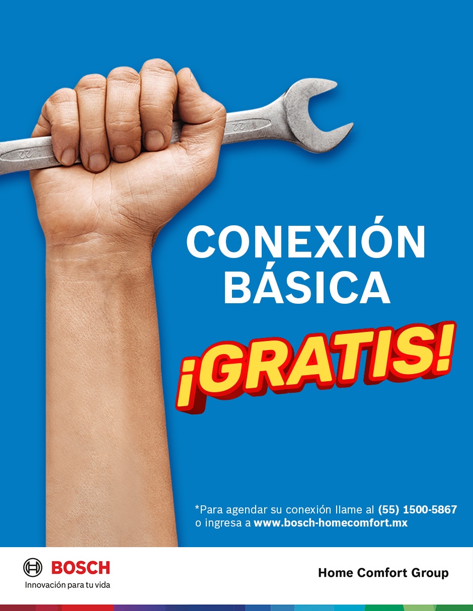 Calentador instantáneo Bosch SMART 7 L gas lp