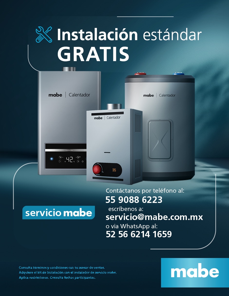 Calentador alta recuperación Mabe CIM102SLP 10 L gas LP
