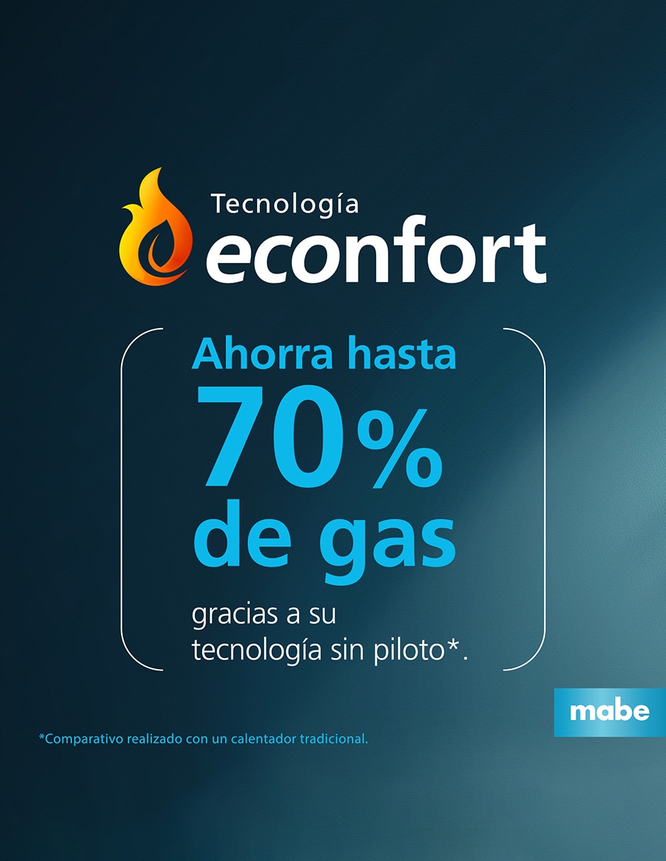 Calentador instantáneo Mabe CIM142SNA 14 L Gas natural