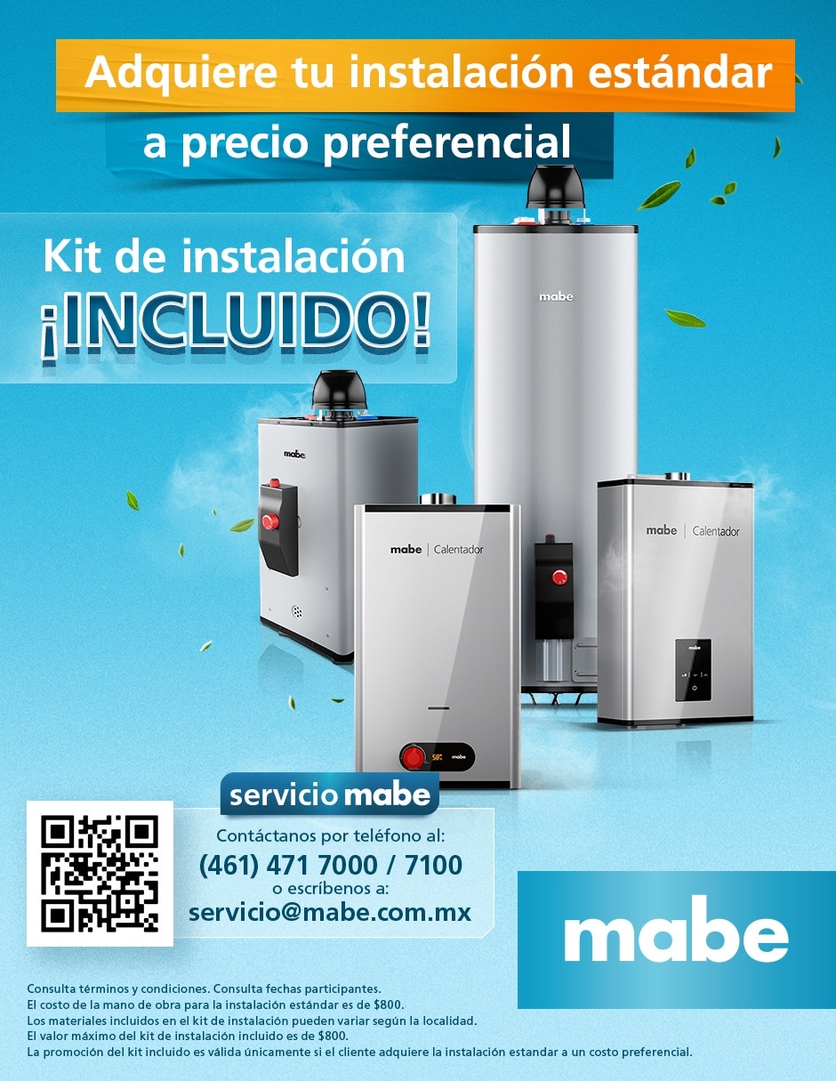 Calentador instantáneo Mabe CIM142SNA 14 L Gas natural