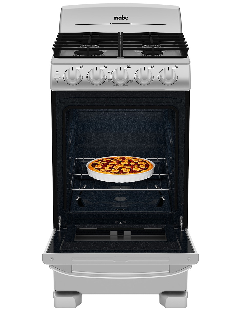 Estufa de piso a gas lp 50 cm EM5043BFIS1 de 4 quemadores 2