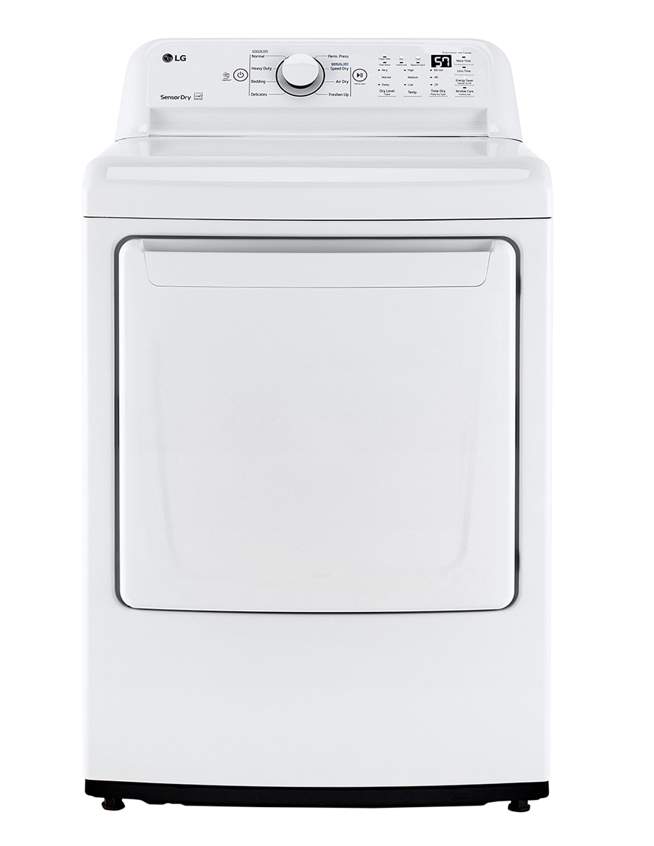 Secadora de gas natural/lp LG de 25 kg con 8 ciclos DT25WTGK