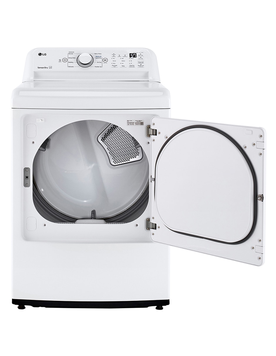 Secadora de gas natural/lp LG de 25 kg con 8 ciclos DT25WTGK