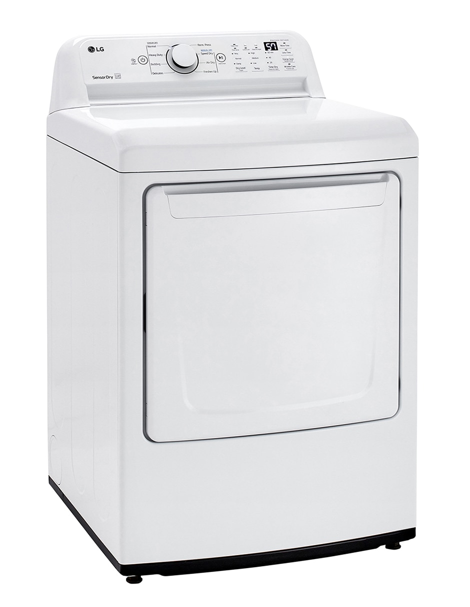 Secadora de gas natural/lp LG de 25 kg con 8 ciclos DT25WTGK