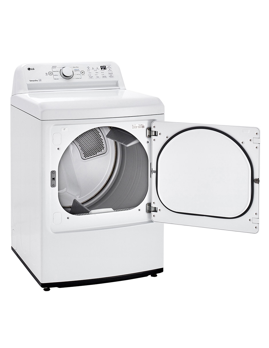 Secadora de gas natural/lp LG de 25 kg con 8 ciclos DT25WTGK