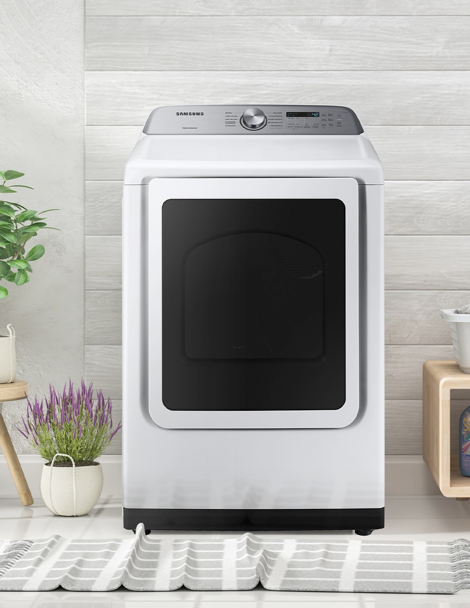 Secadora de gas lp Samsung de 24 kg con 10 ciclos DVG24A5370W/AX