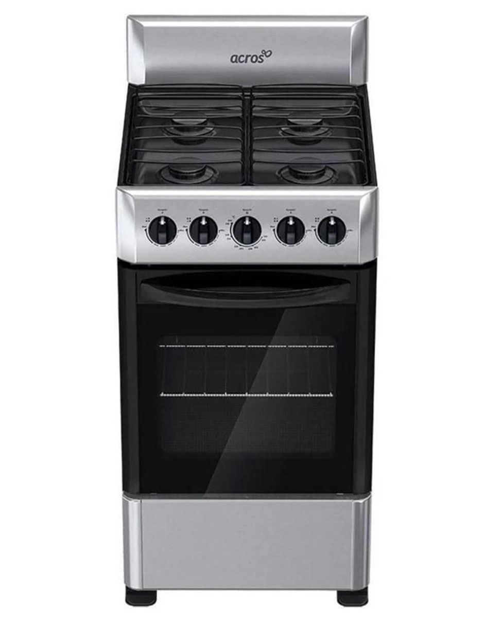 Estufa de piso a gas natural/lp 50 cm NAW-1001S ACERO INOX de 4 quemadores 1