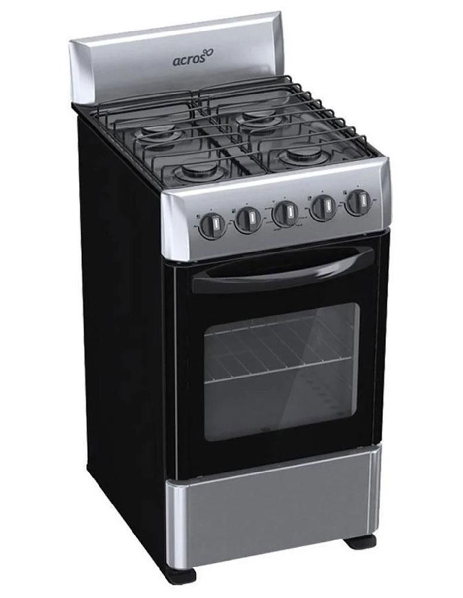 Estufa de piso a gas natural/lp 50 cm NAW-1001S ACERO INOX de 4 quemadores 2