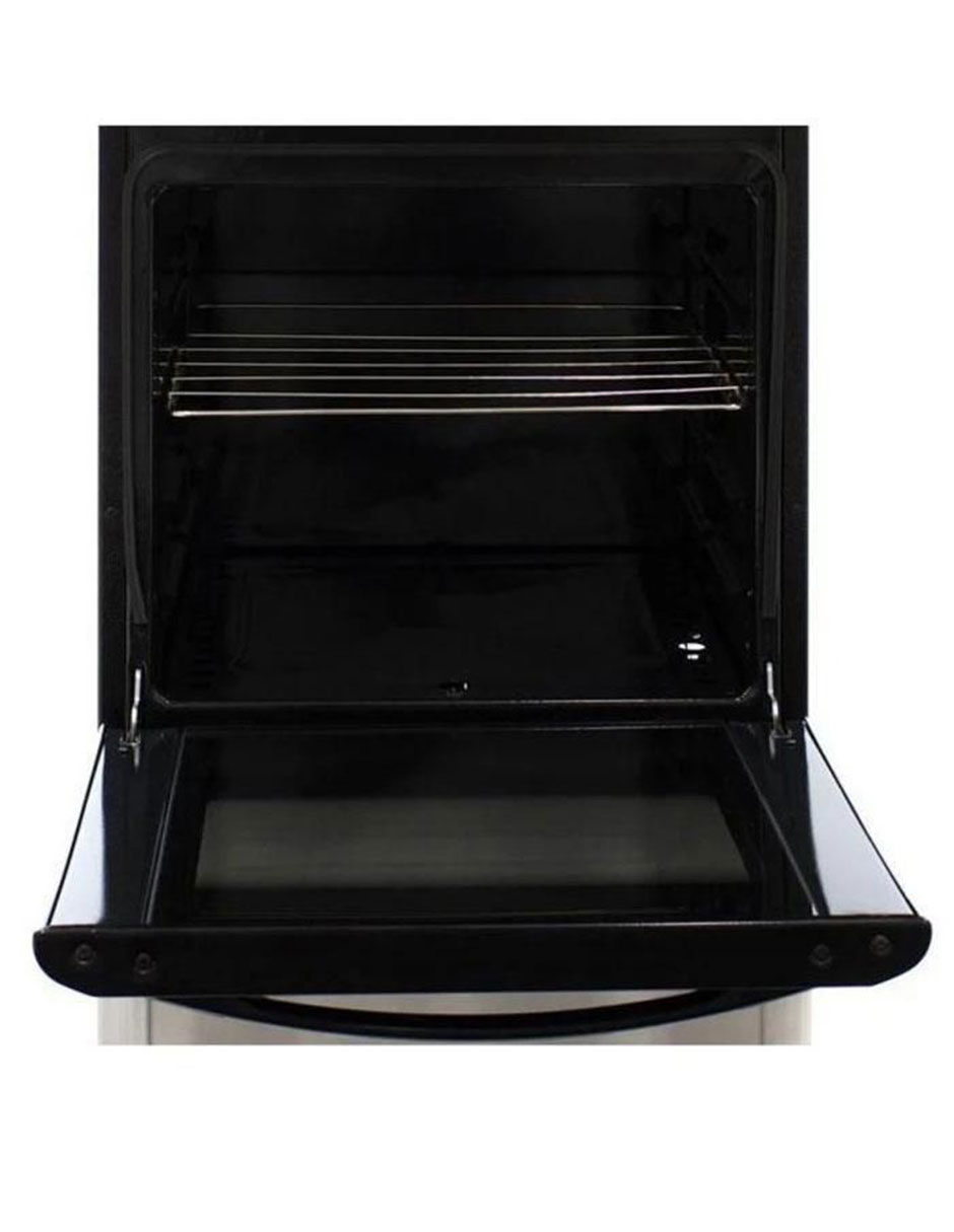 Estufa de piso a gas natural/lp 50 cm NAW-1001S ACERO INOX de 4 quemadores